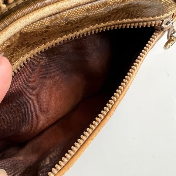 CELINE Paris Macadam Vinyl and Leather Crossbody Bag - Picture 10 of 14